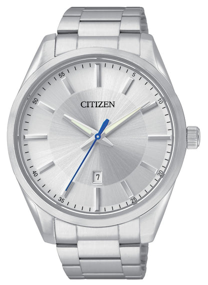 Mens Stainless Steel Citizen Quartz Watch