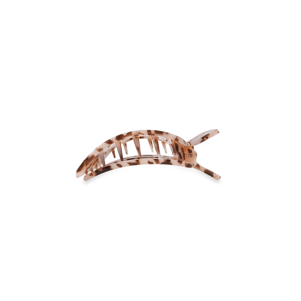 TT-FCS02-023 Teleties Blonde Tortoise Small Flat Square Hair Clip
