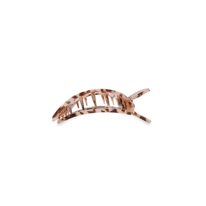 TT-FCS02-023 Teleties Blonde Tortoise Small Flat Square Hair Clip