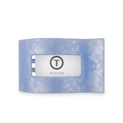 Teleties Blue Lagoon Flat Rectangle Hair Clip