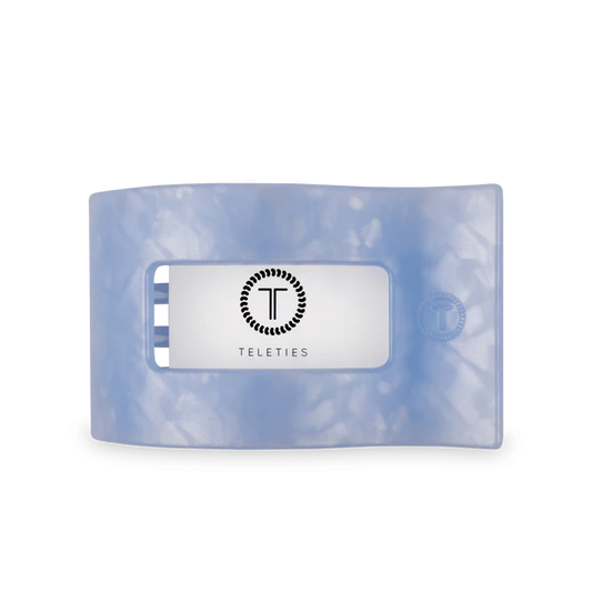 Teleties Blue Lagoon Flat Rectangle Hair Clip