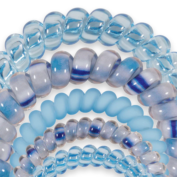 TT-M-101 Teleties Blue Lagoon Mix Pack Hair Ties