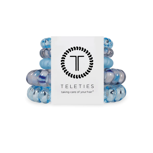 TT-M-101 Teleties Blue Lagoon Mix Pack Hair Ties