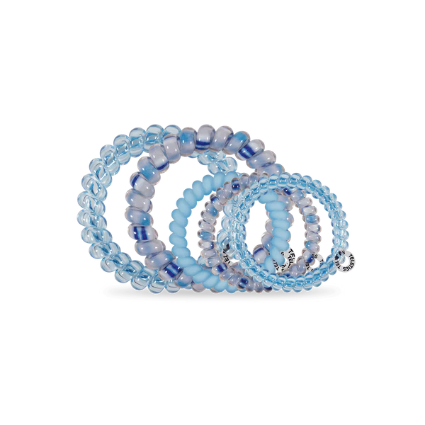 TT-M-101 Teleties Blue Lagoon Mix Pack Hair Ties