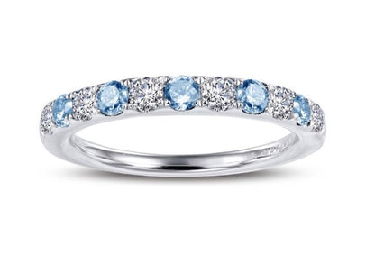 BR004 Simulated Diamond Birthstone Rings