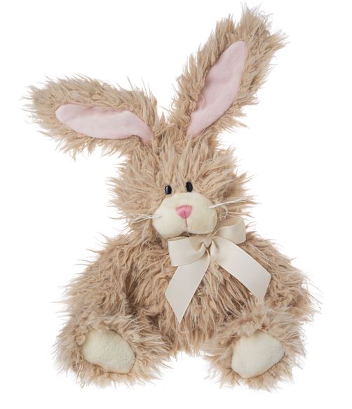 Fuzzy 12" Bunny - Brown