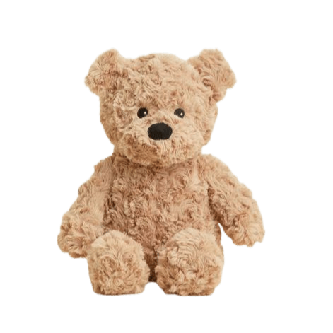 Brown Curly Bear Junior Warmie