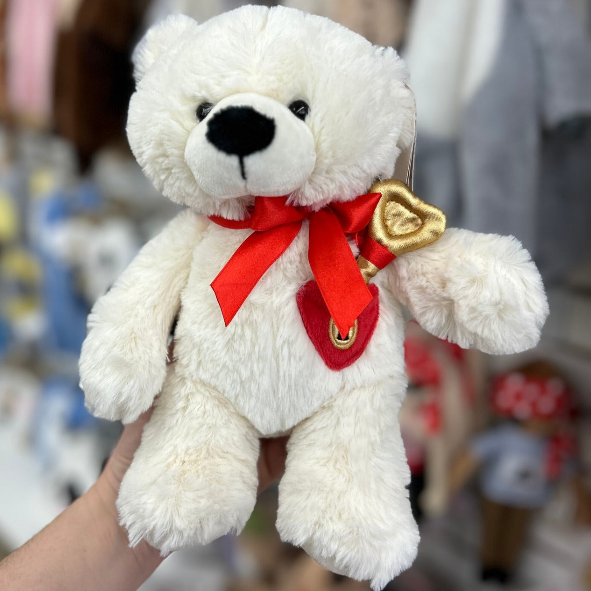 HV9509 Ganz 8in Key to My Heart Bear