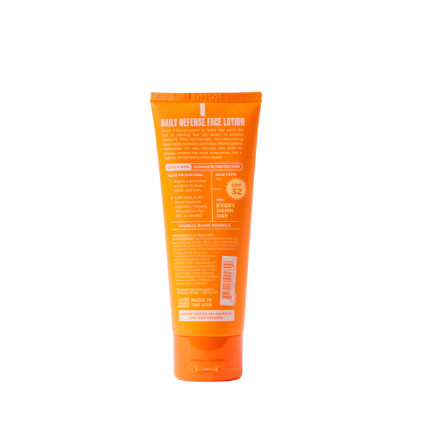 Duke Cannon Daily Defense Face Lotion