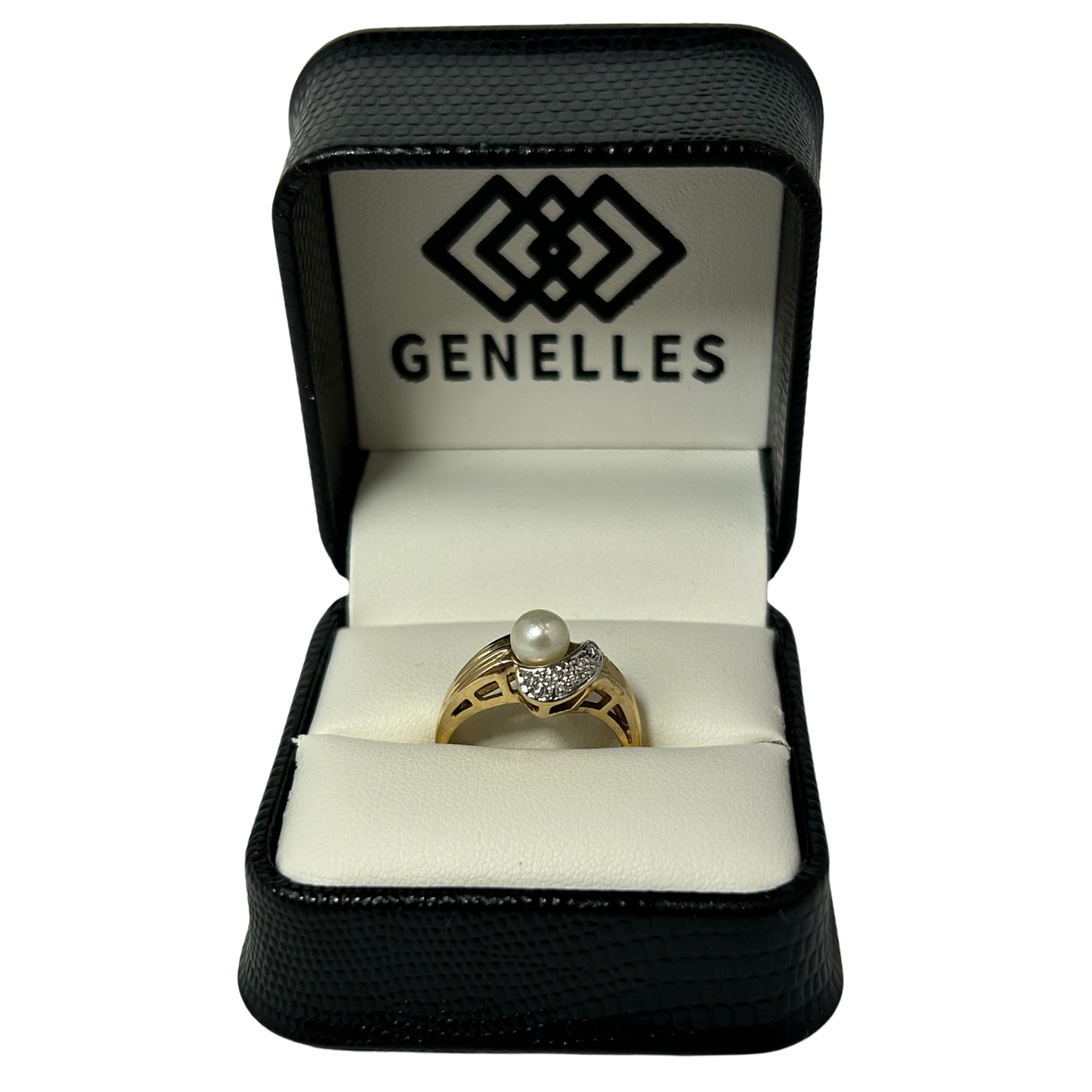10K PEARL RING 10K Yellow Gold Pearl Ring