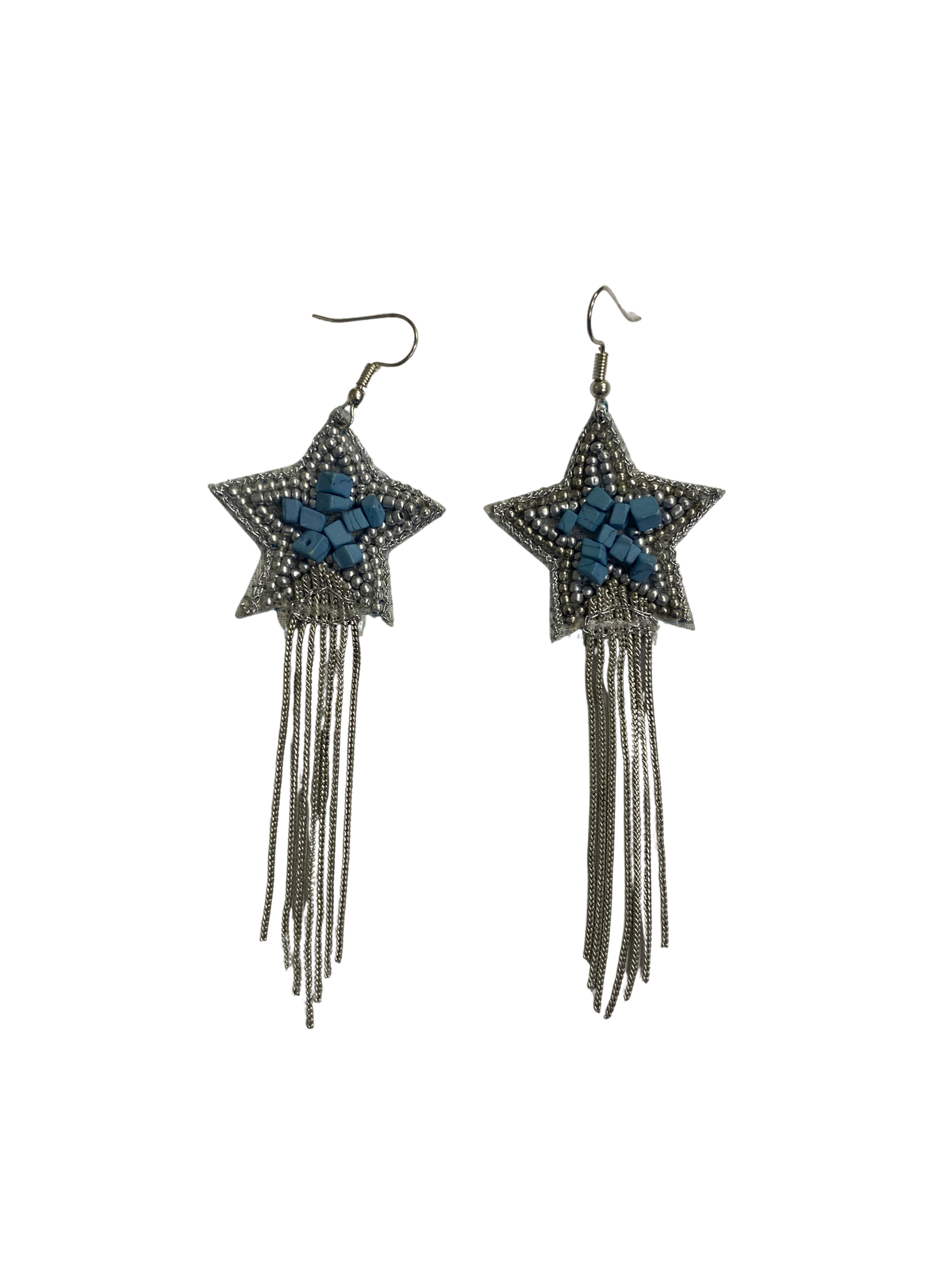 S-13034 Myra Loretta Beaded Star Earrings