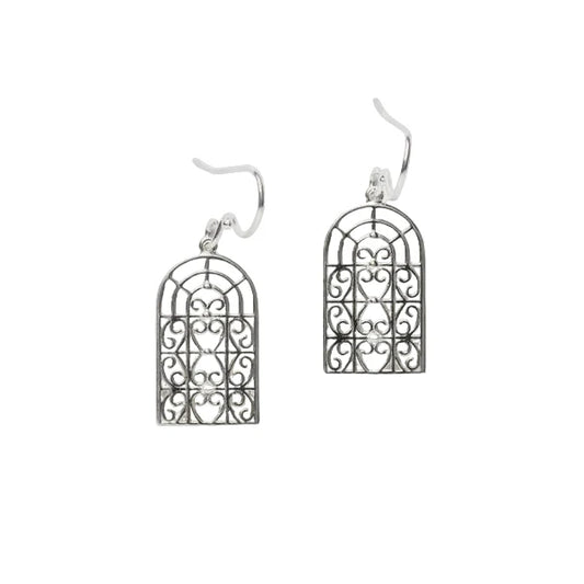 739 DER BE3015 Southern Gates Sterling Silver Biltmore Chauncey Earrings