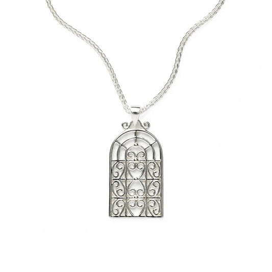 740 DER BP2015 Southern Gates Sterling Silver Biltmore Chauncey Necklace