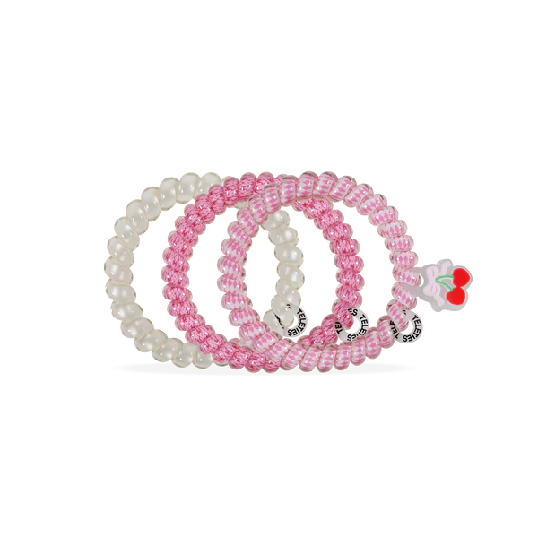 TT-S-560 Teleties Cherry Bomb Small Hair Ties