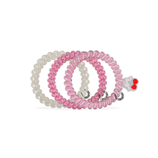 TT-S-560 Teleties Cherry Bomb Small Hair Ties