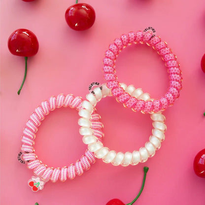 TT-S-560 Teleties Cherry Bomb Small Hair Ties
