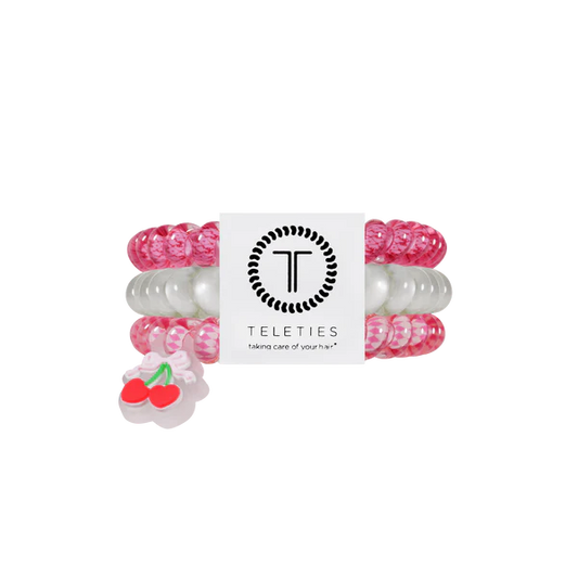 TT-S-560 Teleties Cherry Bomb Small Hair Ties