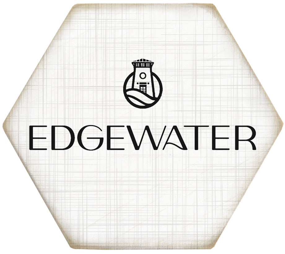 Edgewater Logo Magnet Coaster