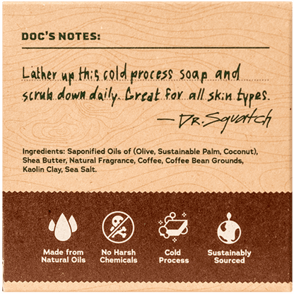 Dr. Squatch 5oz Bar Soap - Cold Brew Cleanse