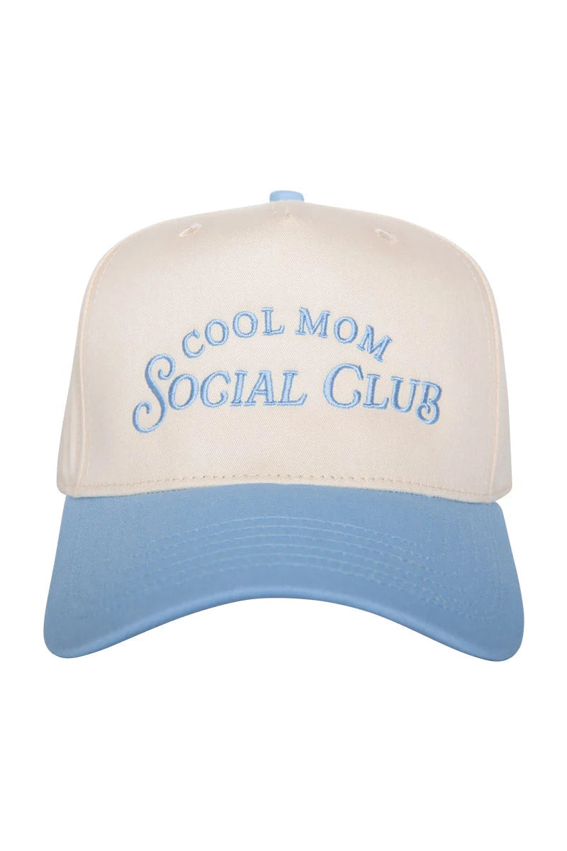 KDC-BC-1131 Katydid Cool Mom Social Club Two-Toned Vintage Hat Light Blue 0