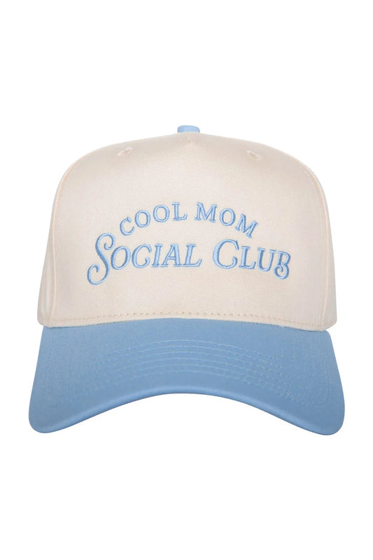 KDC-BC-1131 Katydid Cool Mom Social Club Two-Toned Vintage Hat Light Blue 0