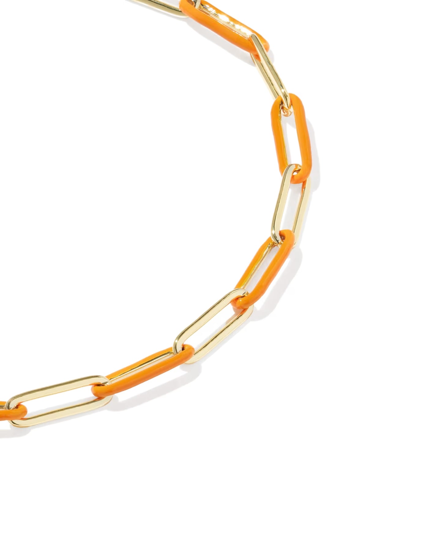 9608805478 Kendra Scott Courtney Enamel Bracelet Bright Orange/Gold 0