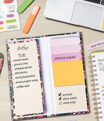 CRSN24 Crush™ Stick With It Adhesive Notes Desk Set 0