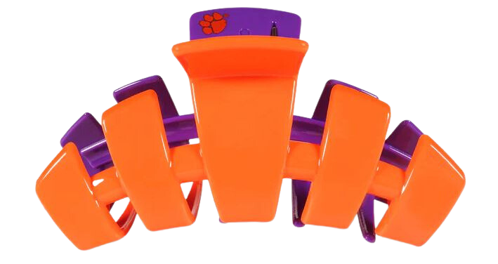 Teleties Clemson Hair Clip - Medium