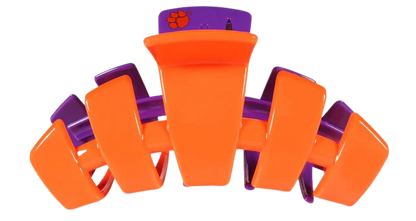 Teleties Clemson Hair Clip - Medium