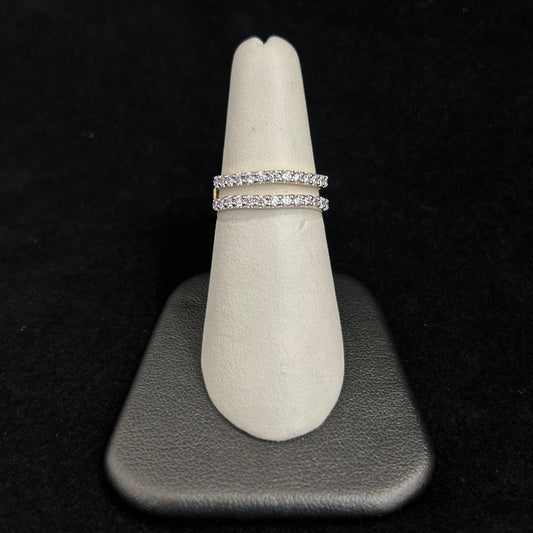 14K Yellow Gold .50CTTW Diamond Wrap