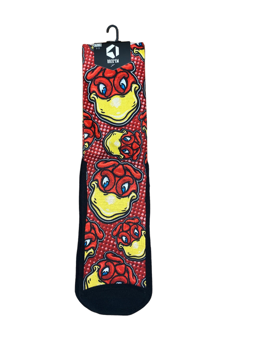 CL-SC-POPART-MASCOT-LXL SC Gamecocks Popart Mascot Crew Socks L/XL 0