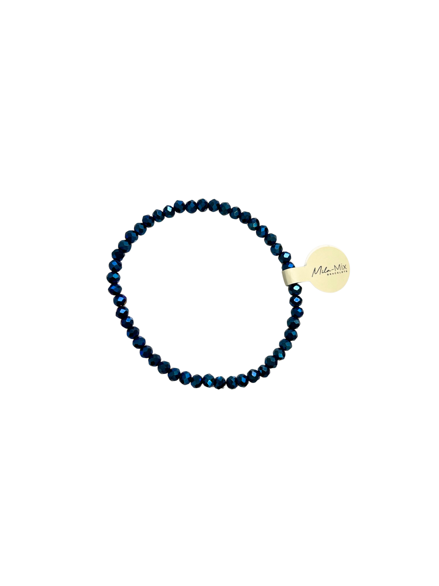 Mila-252 Mila Mix Americana Beaded Stretch Bracelet