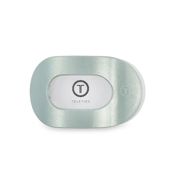 TT-FCM01-240 Teleties Dew Drop Medium Flat Round Hair Clip