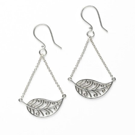 Horizontal Leaf Earrings - Southern Gates