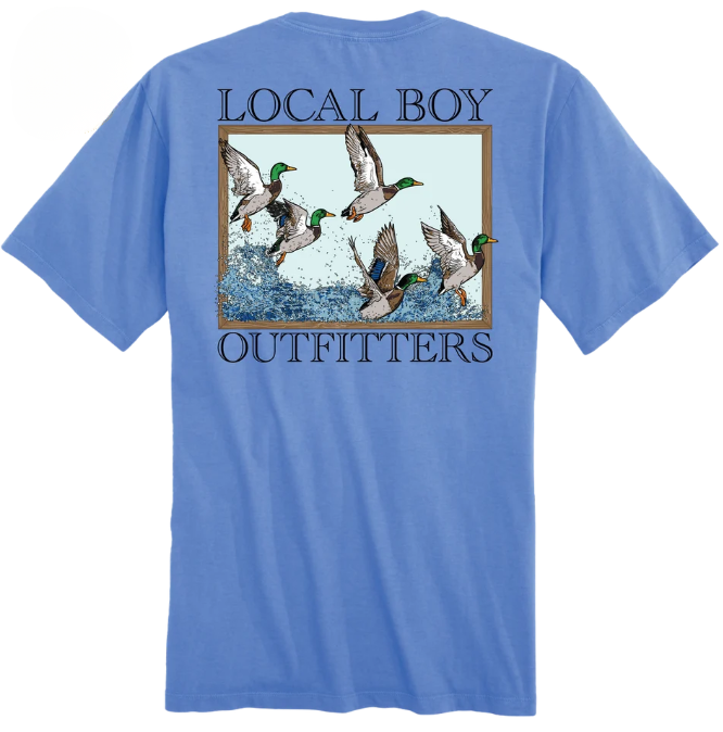 L1000729 Local Boy Mallard Flock T-Shirt Marina 0