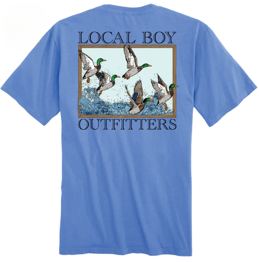 L1000729 Local Boy Mallard Flock T-Shirt Marina 0