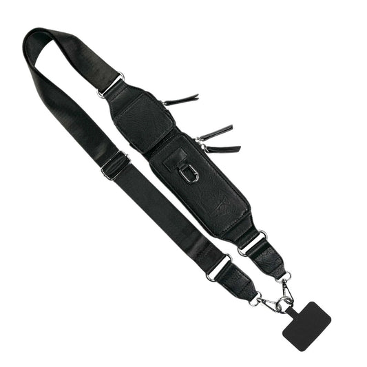 Save The Girls Zip & Clip RFID Strap in Black