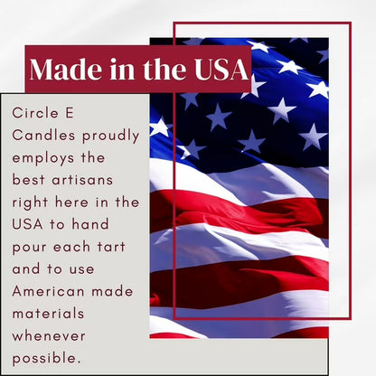 Circle E Candles 3oz Wax Melt Tart Bird of Paradise Scent Pack of 6 Tarts Made in USA