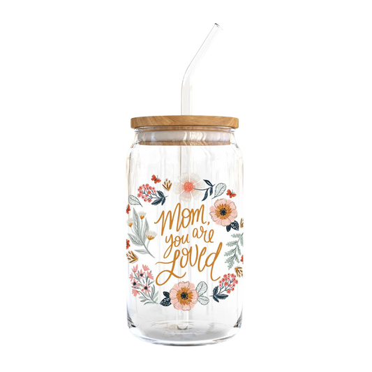 16oz Cold Brew Glass - You Are Loved