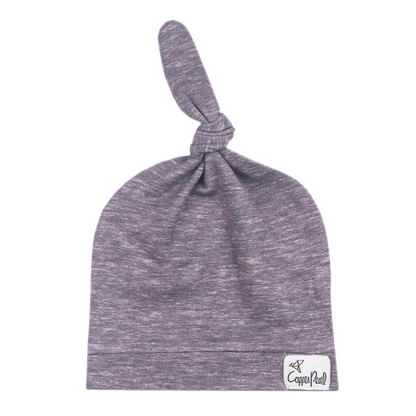 Copper Pearl 5-18 Month Top Knot Hat - Violet