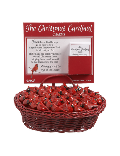 EX20715 Ganz The Christmas Cardinal Charms 0