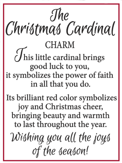 EX20715 Ganz The Christmas Cardinal Charms 0