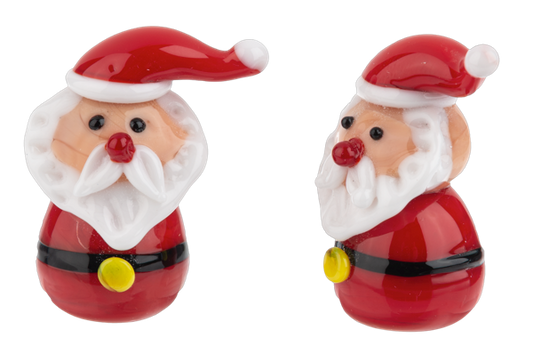 EX24719 Ganz The Smallest Santa Charms Glass 0