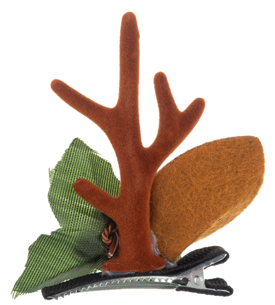 EX25798 Ganz Tis the Season Rudolph Antlers Hair Clips 0