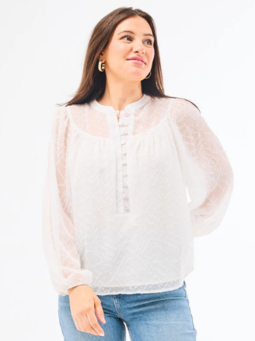 The Brianna Top in Marshmallow