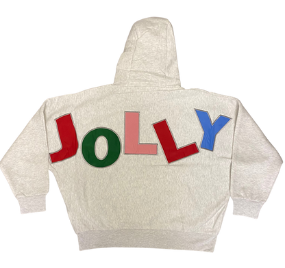 RDG66804FHJRoyce "Holly Jolly Flannigan Belvedere" Hoodie Ash 0