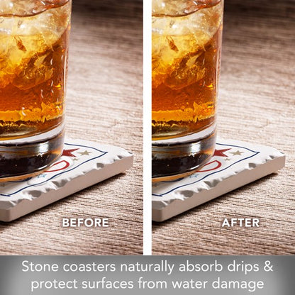 02-03130 Thirstystone American Flag Coaster