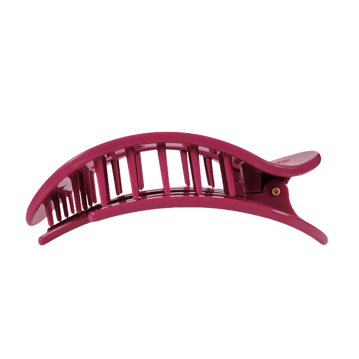 Teleties Large Flat Round Hair Clip - Wild Side