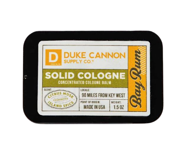 Duke Cannon Solid Cologne - Bay Rum