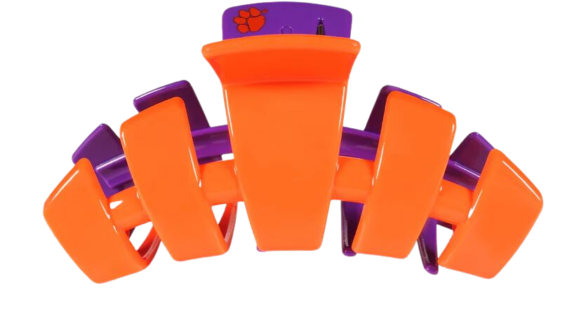 Teleties Clemson Hair Clip - Large
